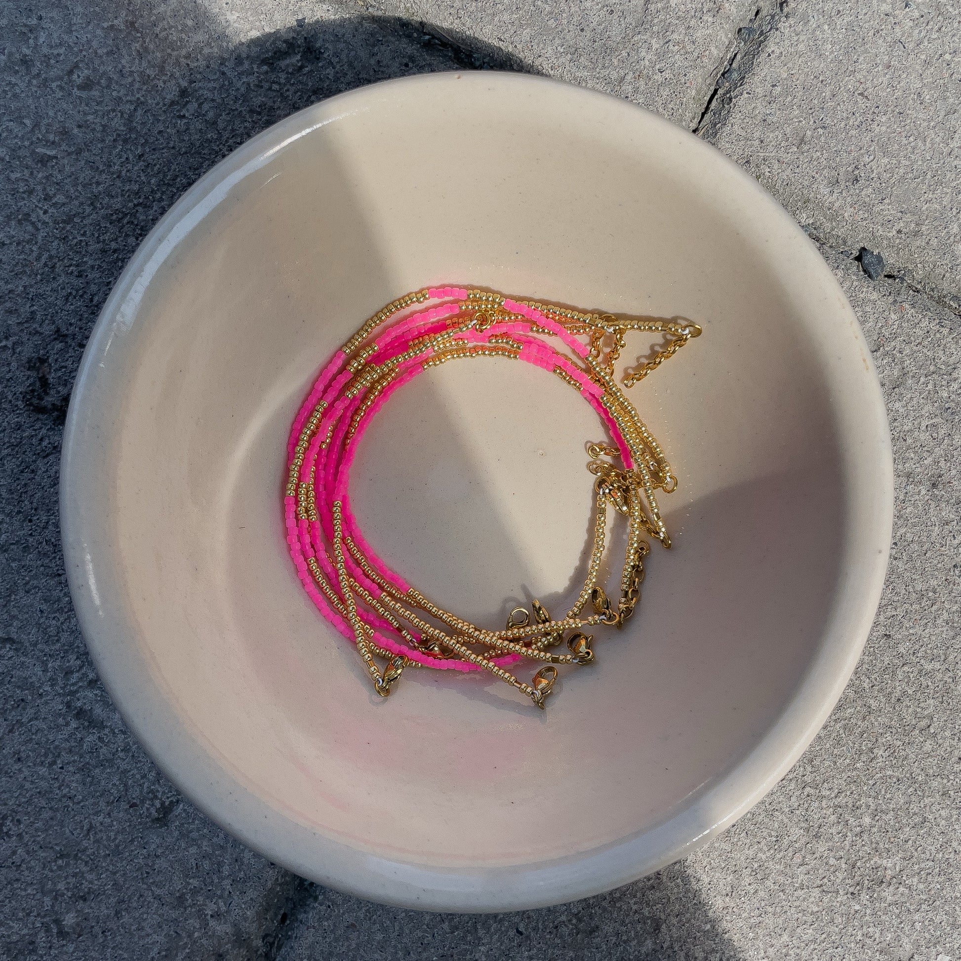 Emi Bracelet  Neon Pink