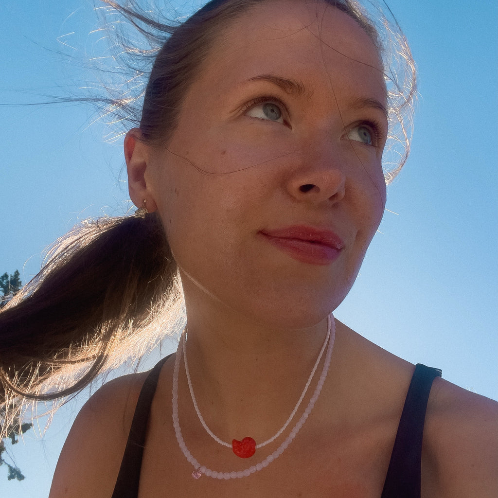 Soft Pink Summer Necklace
