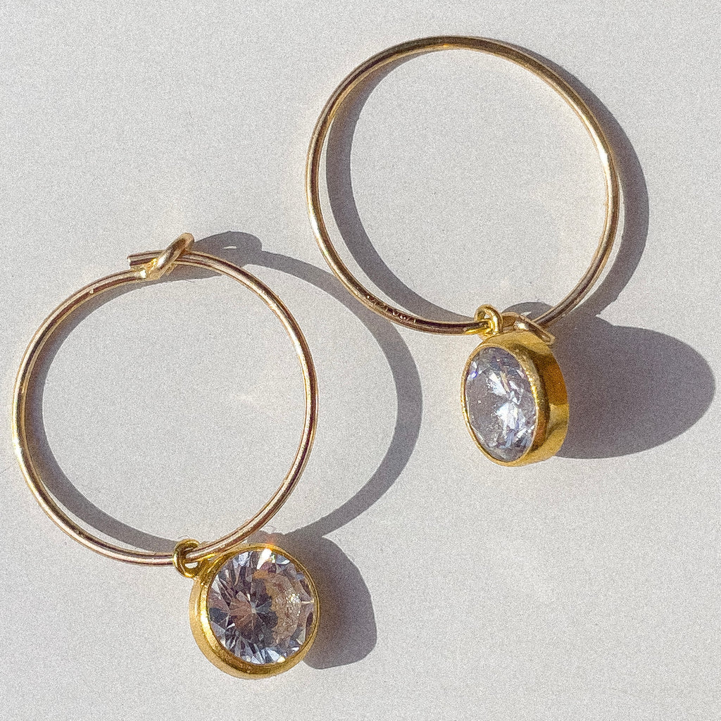 Golden Hoop Earring