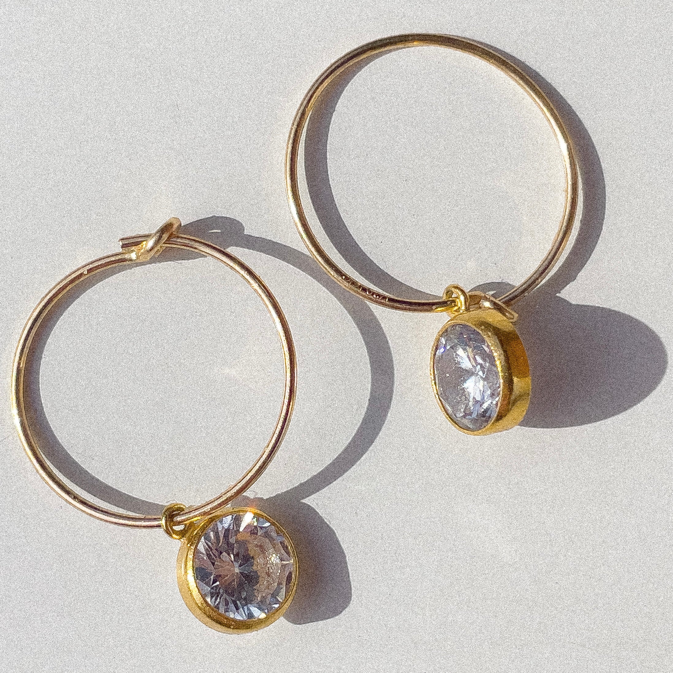 Golden Hoop Earring