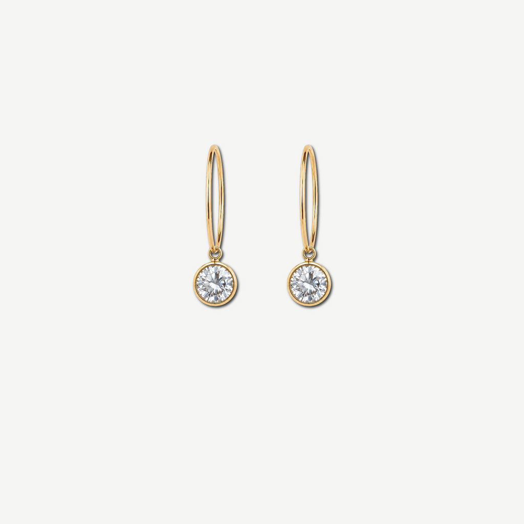 Golden Hoop Earring