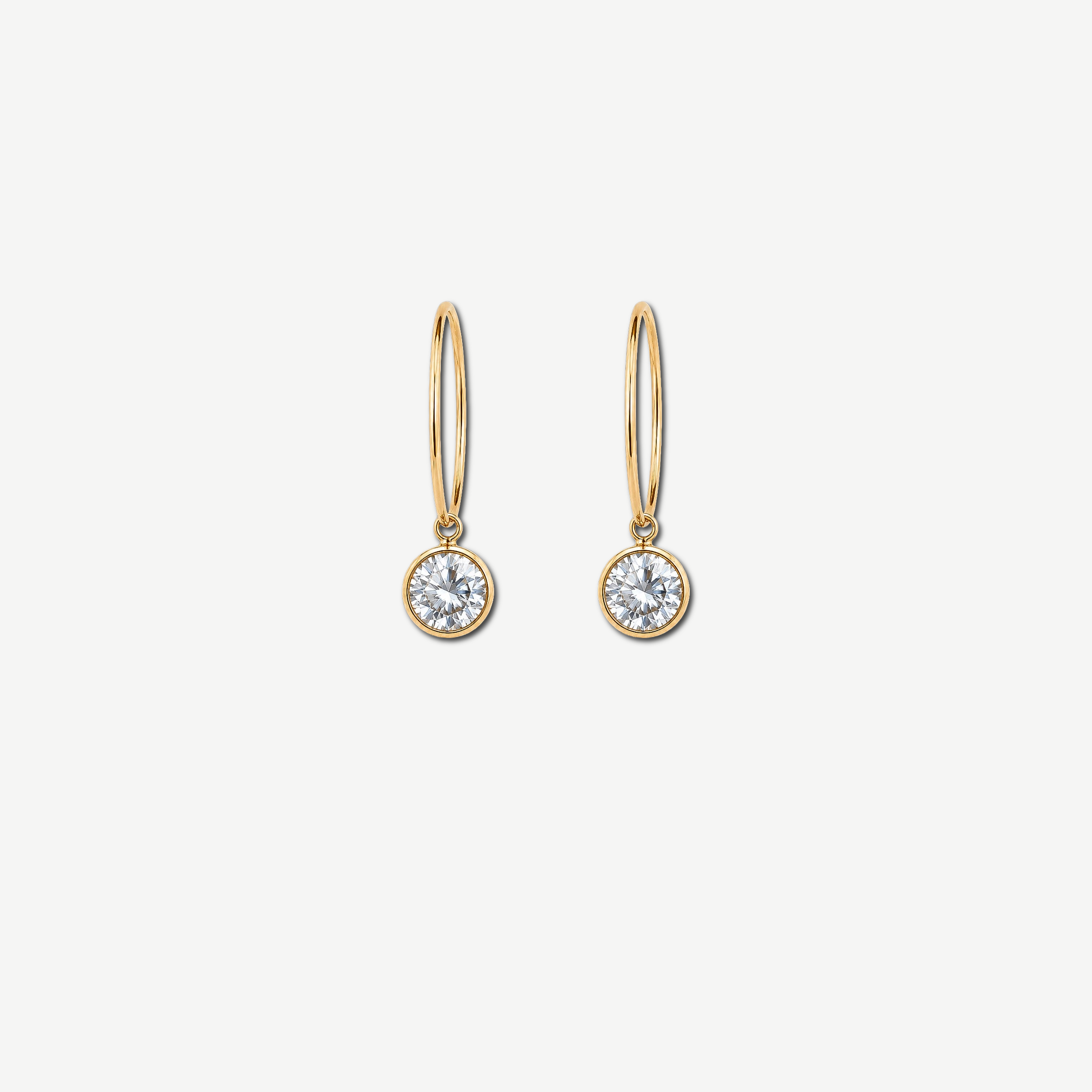 Golden Hoop Earring