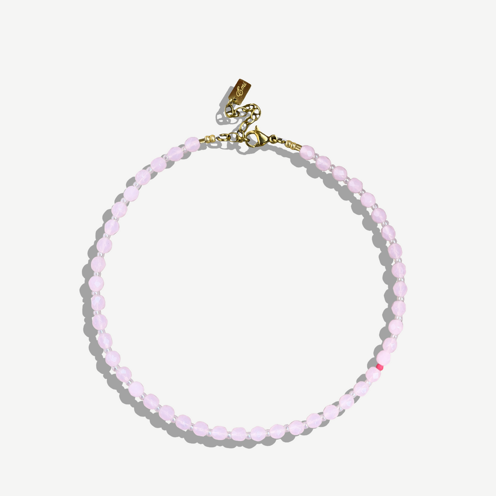 Soft Pink Summer Anklet