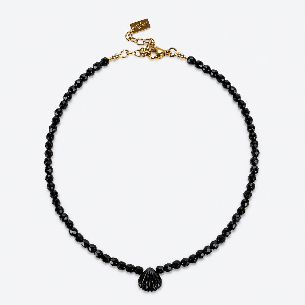 Black Onyx Shell Anklet