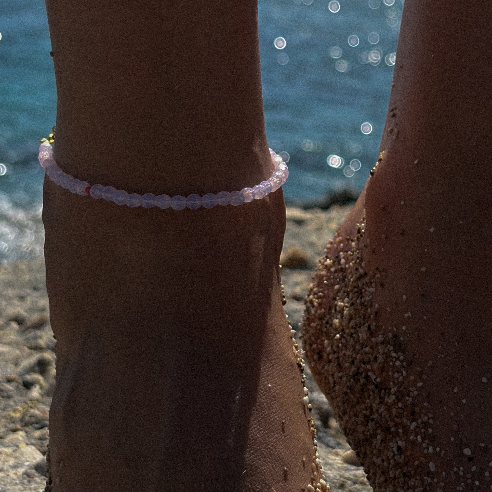 Soft Pink Summer Anklet