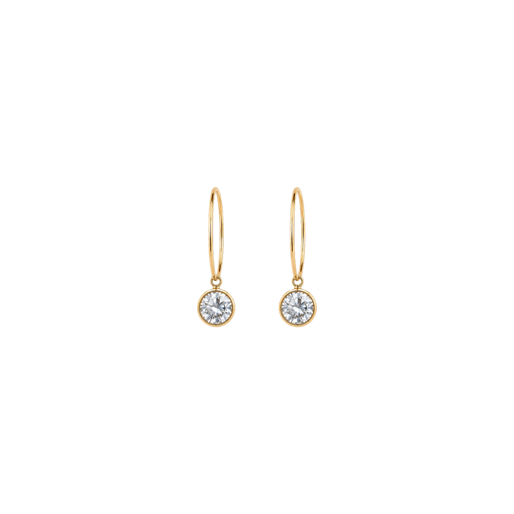 Golden Hoop Earring
