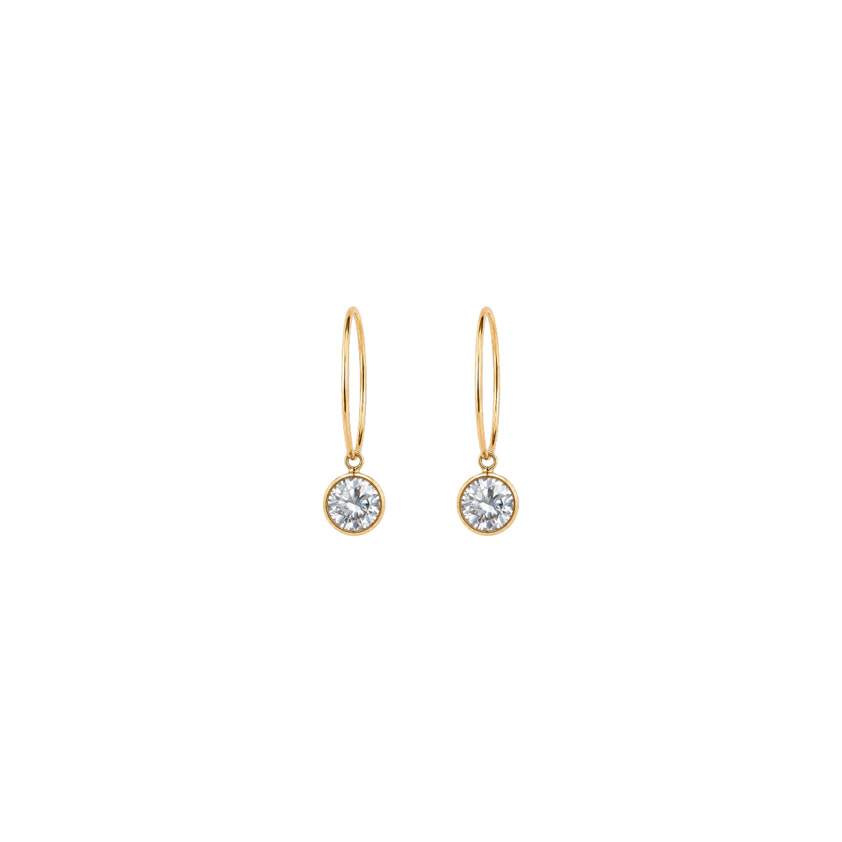 Golden Hoop Earring