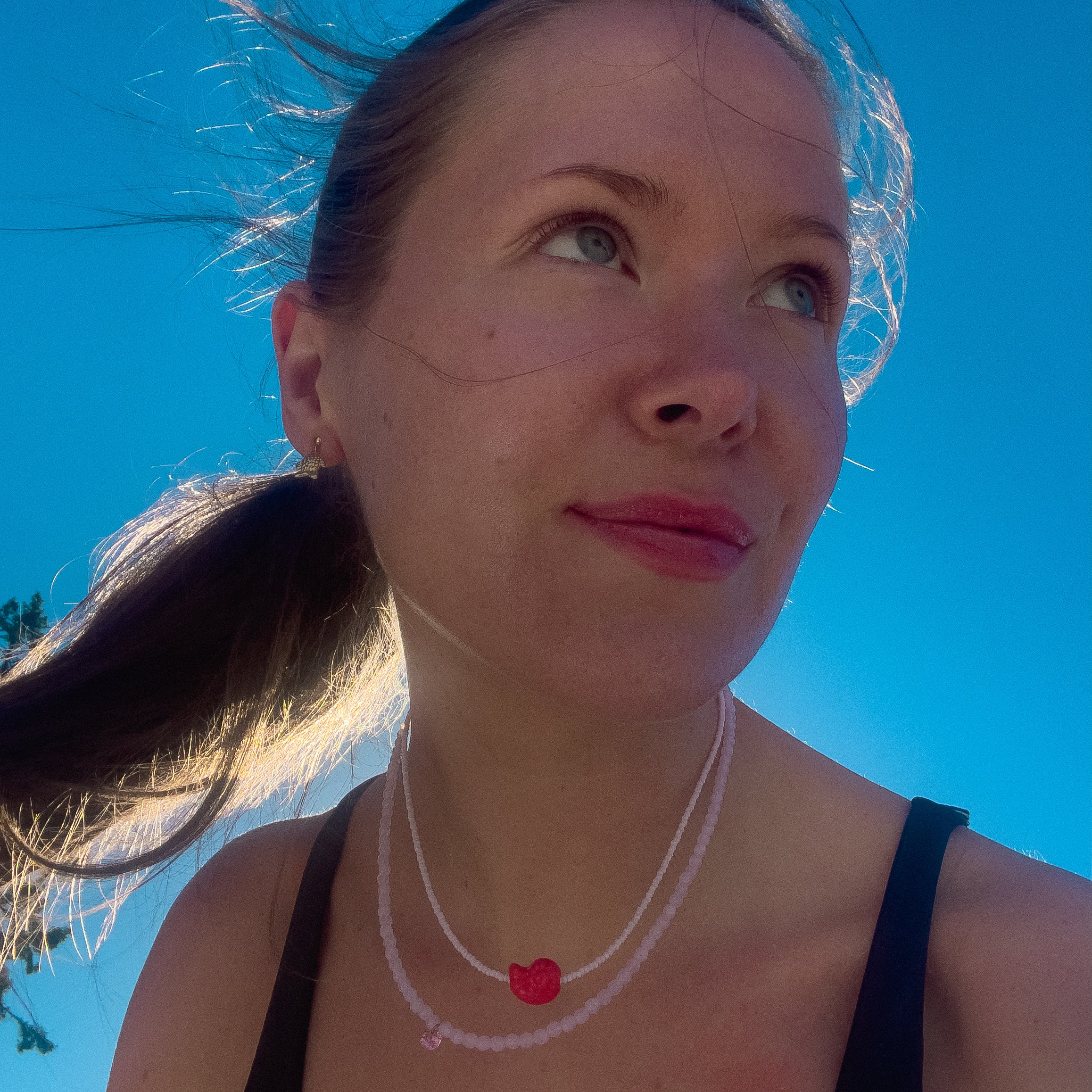 Soft Pink Summer Necklace