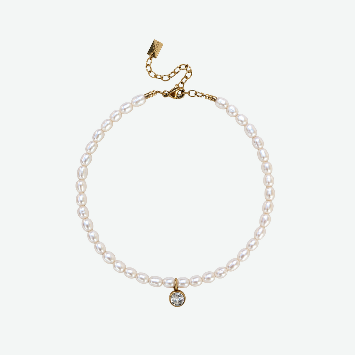 Sparkly Drop Anklet