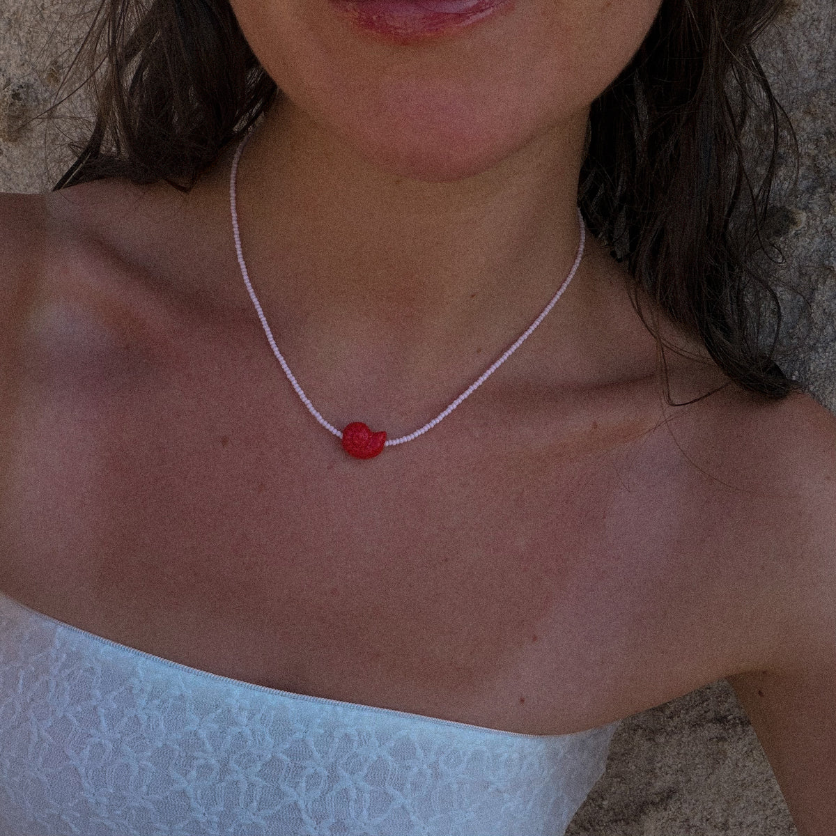 Pink Shell Necklace