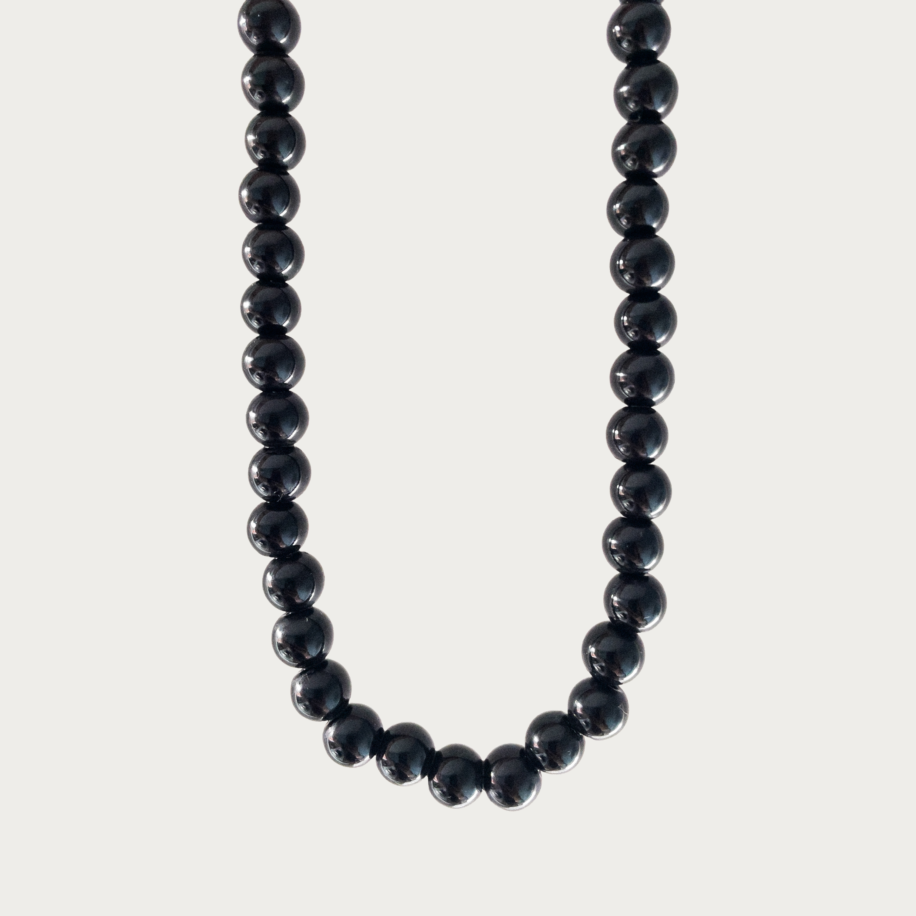 Black Bead Necklace