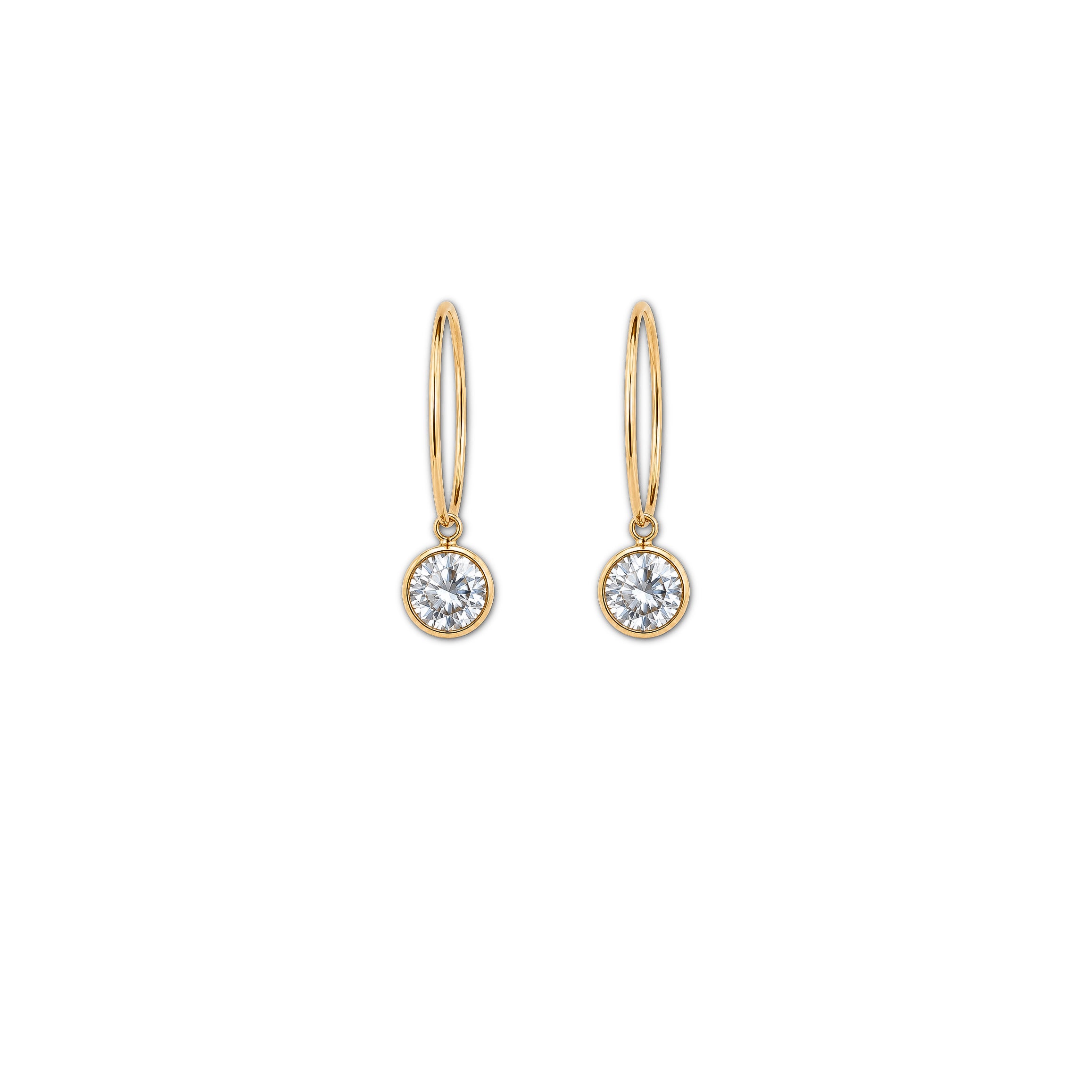 Golden Hoop Earring