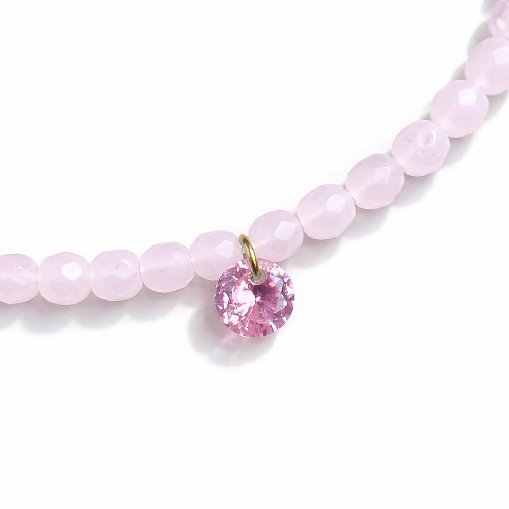 Soft Pink Summer Necklace