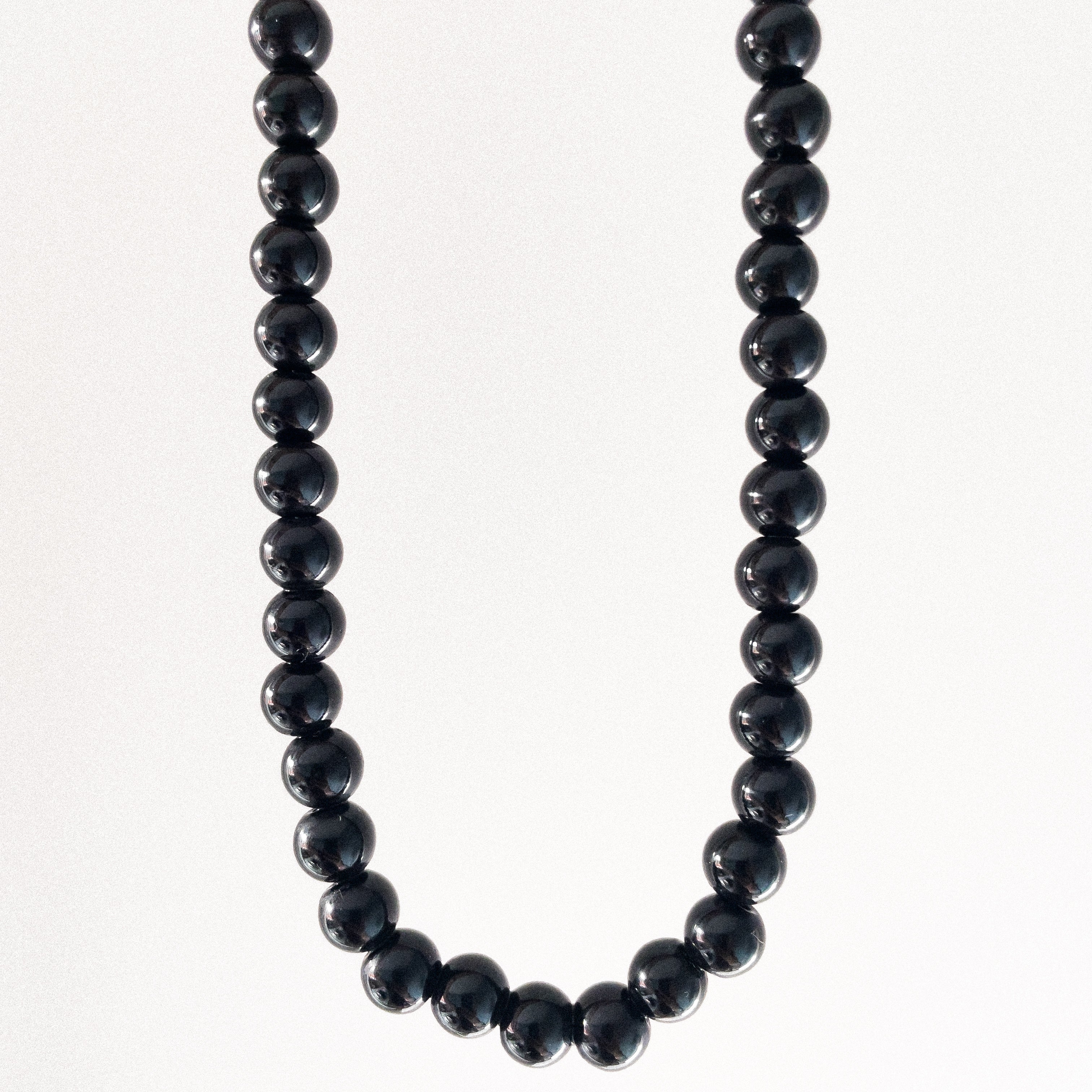 Black Bead Necklace