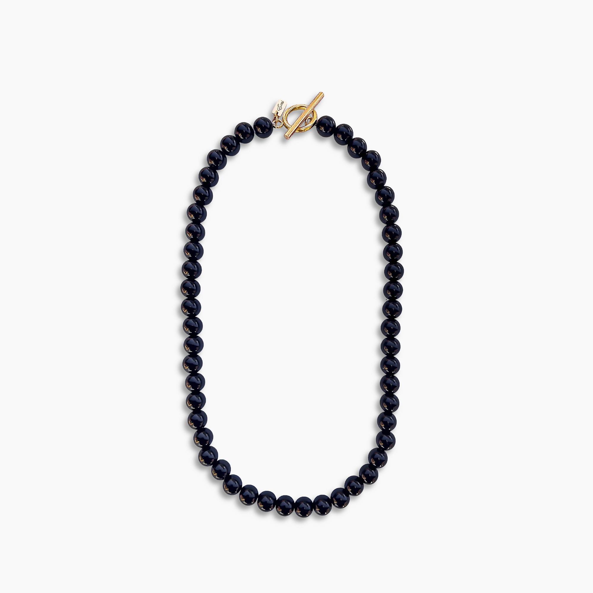 Black Bead Necklace