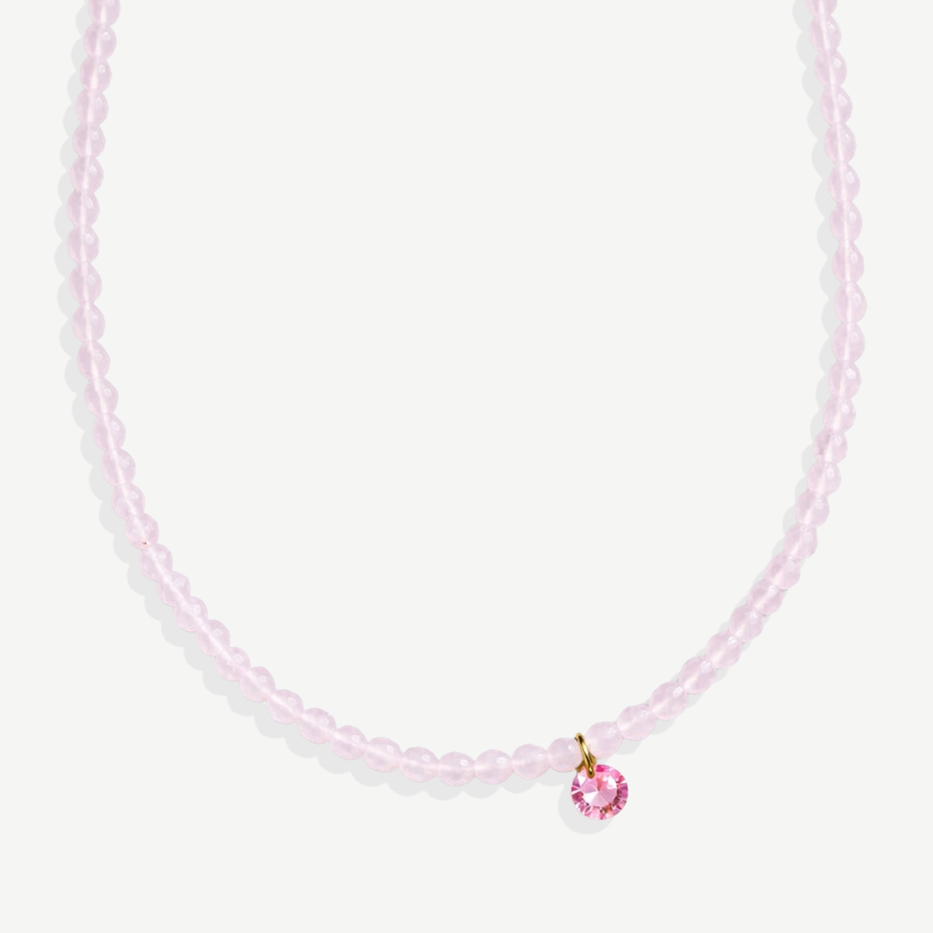 Soft Pink Summer Necklace