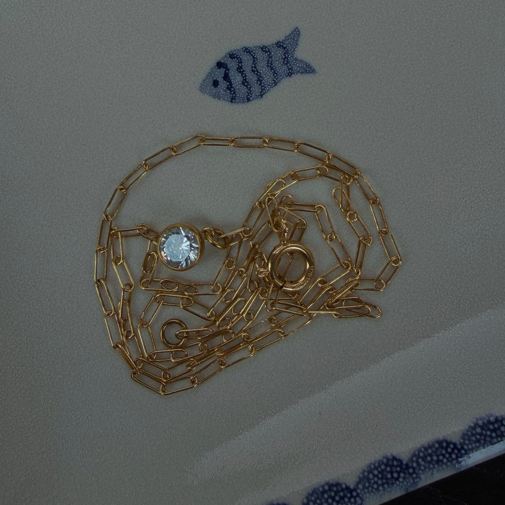 Gold Drop Necklace